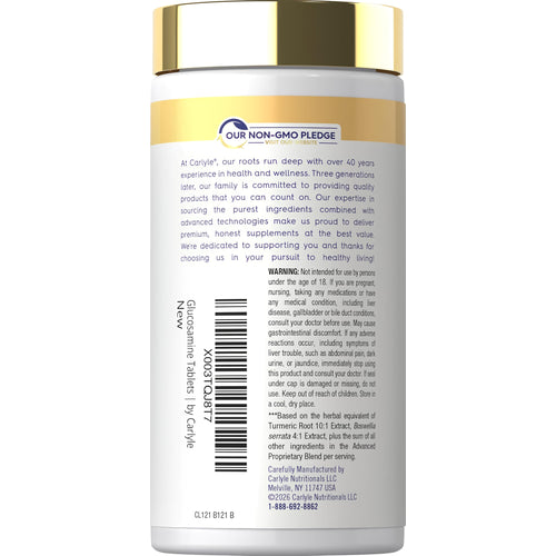View 3 Glucosamine Chondroitin MSM Turmeric | 250 Mini Tablets