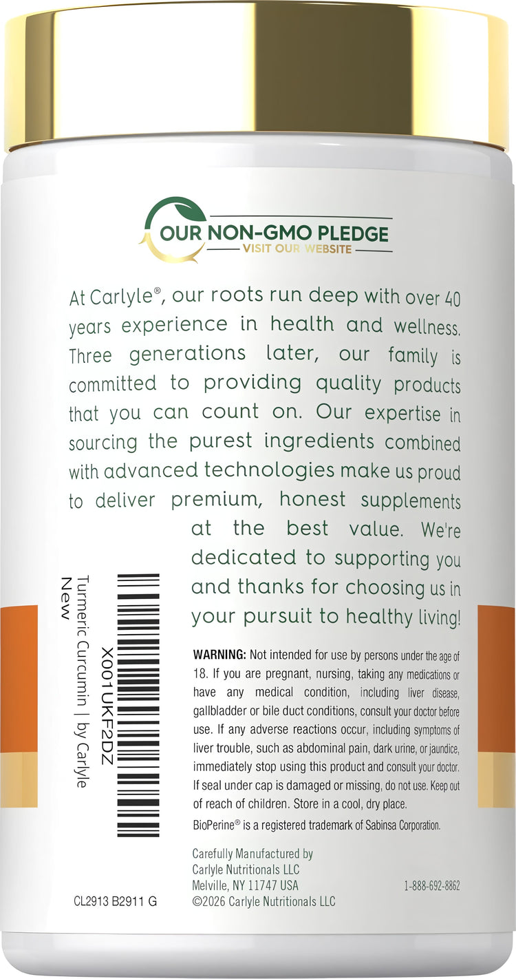 Kurkuma-Curcumin-Komplex | 180 Kapseln