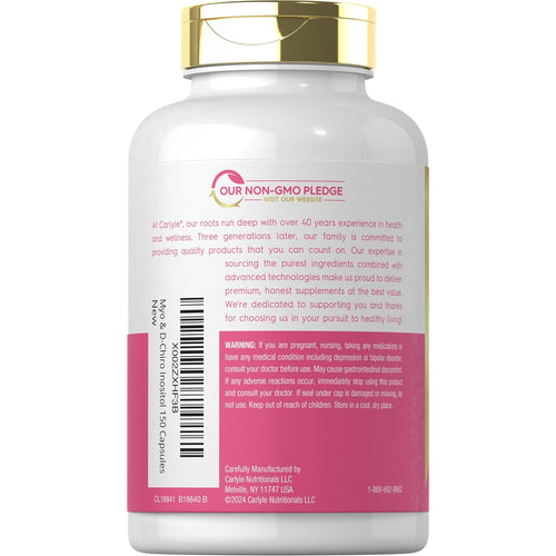 View 7 Mio-Inositol y D-Chiro Inositol 2060mg por porción | 150 Cápsulas
