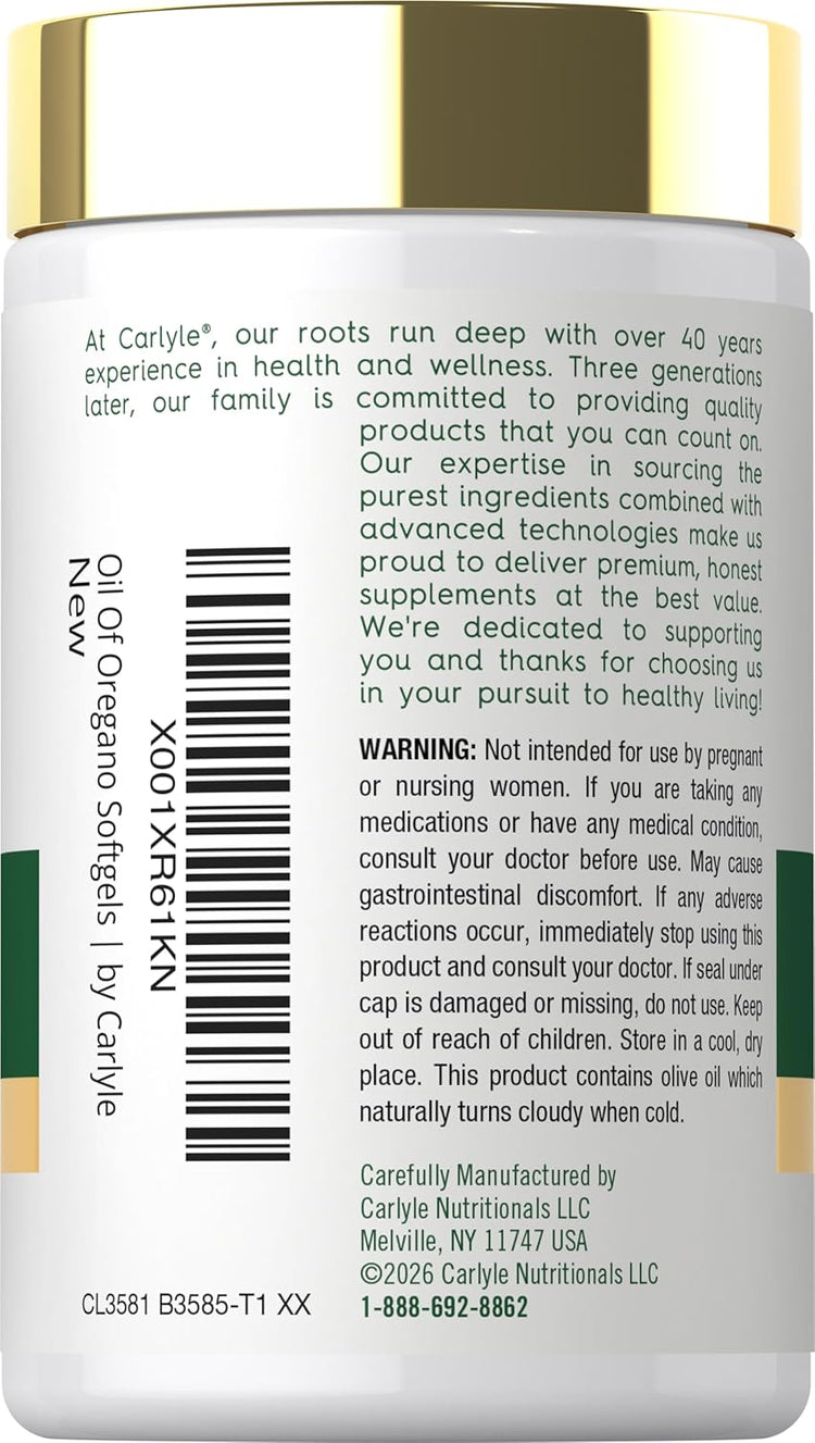 Oregano Oil | 150 Softgels