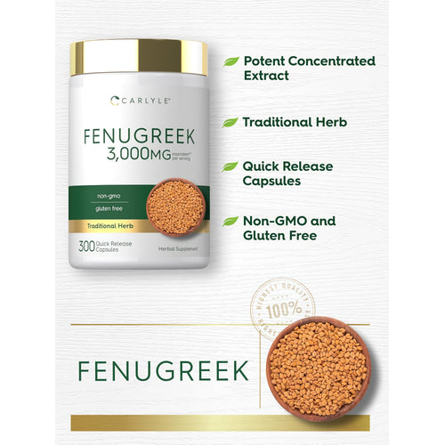 View 4 Product highlights graphic stating Potent Concentrated Extract, Traditional Herb, Quick Release Capsules, Non-GMO, Gluten Free.