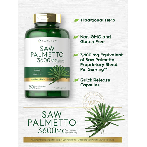 View 4 Saw Palmetto Extract | 250 Capsules