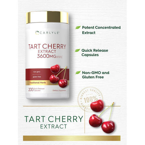 View 4 Tart Cherry Extract 3600mg per serving | 200 Capsules