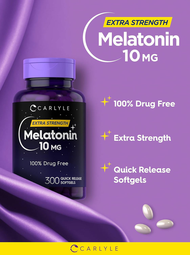 Melatonin 10mg | 300 Softgels