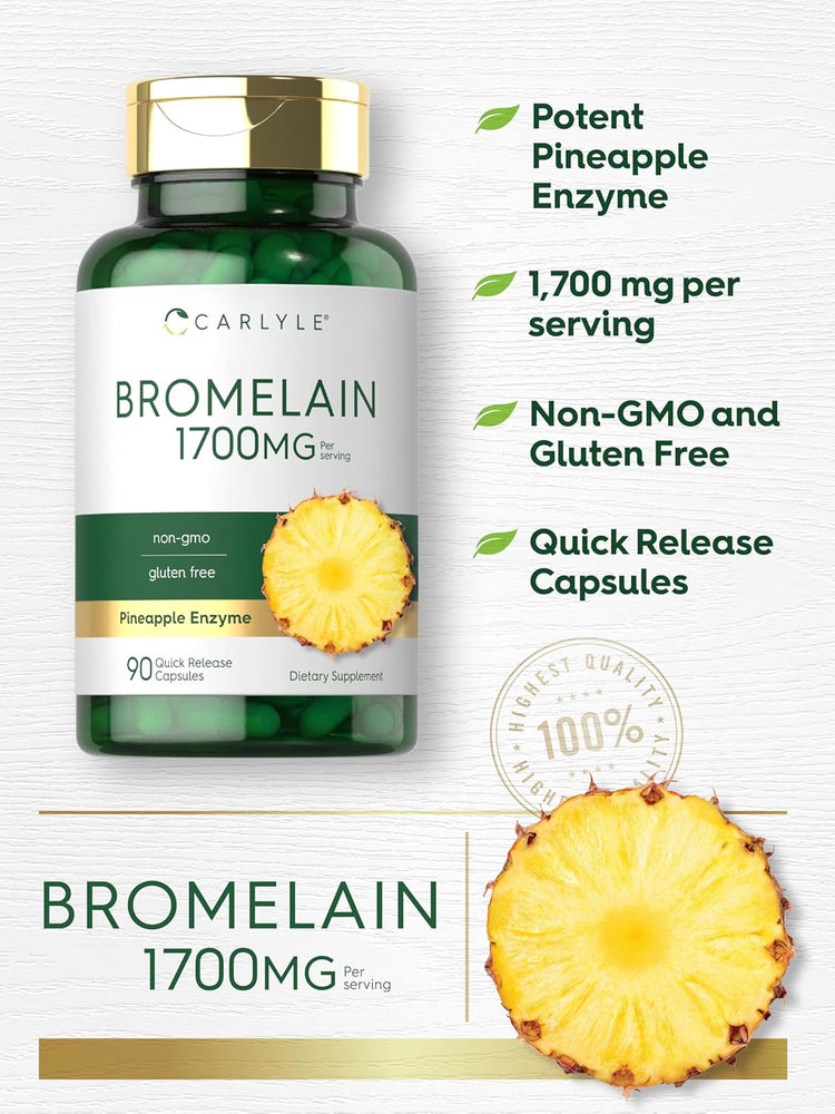 Bromelina 1700 mg per porzione | 90 Capsule