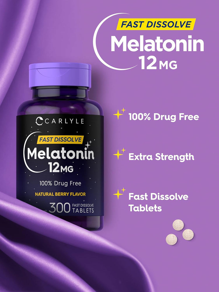 Melatonin 12mg | 300 Tablets