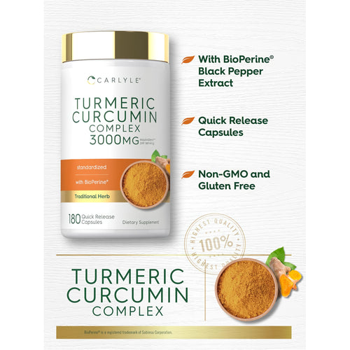 View 4 Kurkuma-Curcumin-Komplex | 180 Kapseln