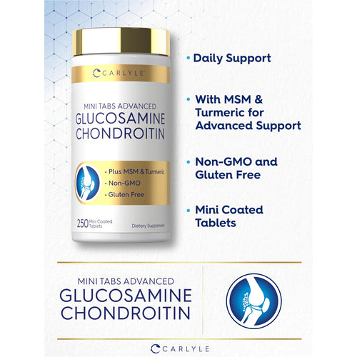 View 4 Glucosamine Chondroitin MSM Turmeric | 250 Mini Tablets