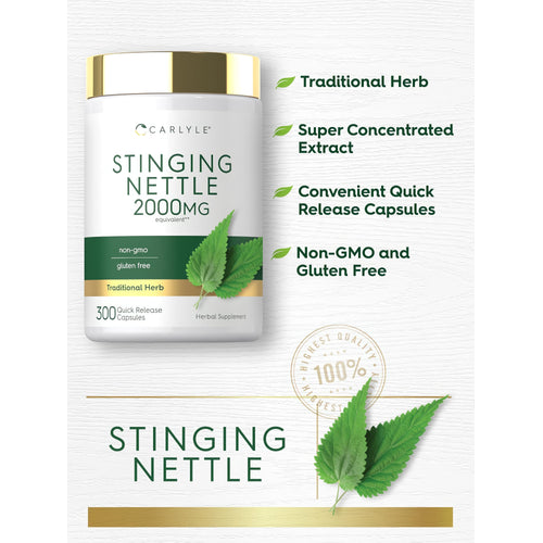 View 4 Stinging Nettle Leaf Extract | 300 Capsules
