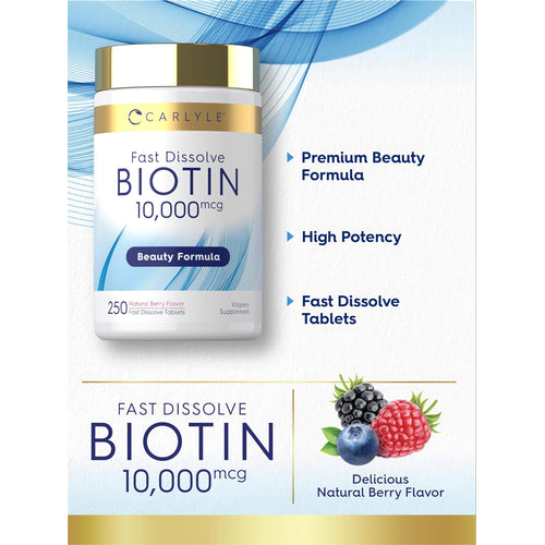 View 4 Biotina 10000mcg | 250 Comprimidos