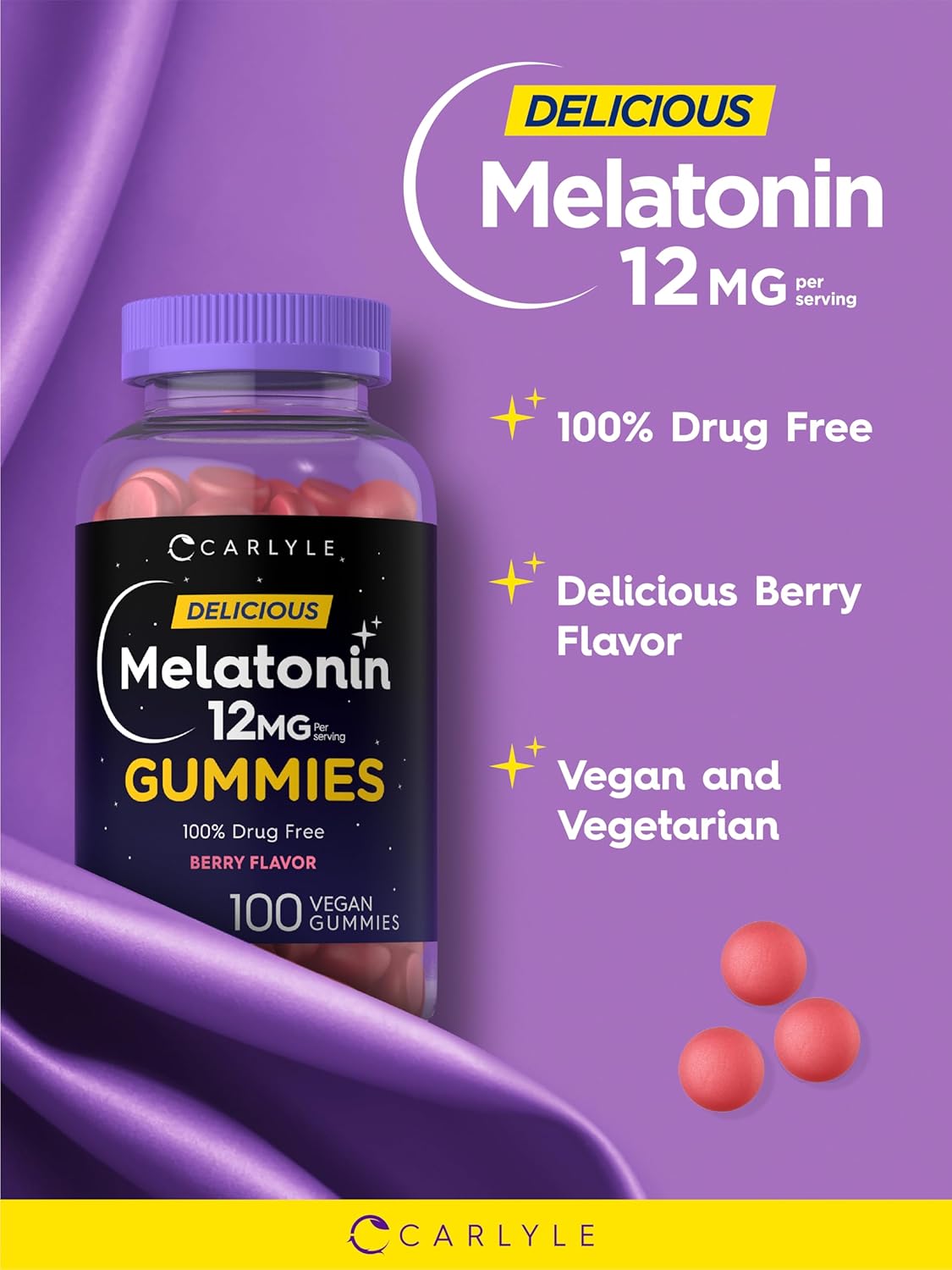 Melatonin 12mg | 100 Gummies