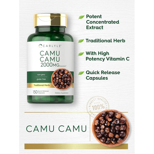 View 4 Camu Camu con Vitamina C | 150 Cápsulas