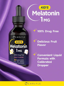 Melatonin for Kids 1mg | 2oz Liquid