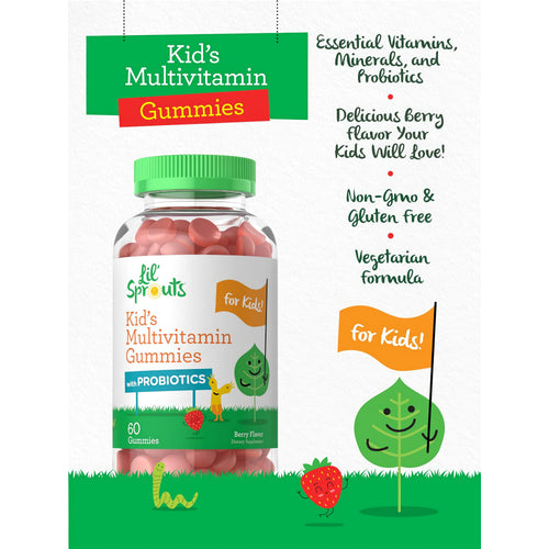 View 4 Multivitaminico con Probiotici per Bambini | 60 Gummies