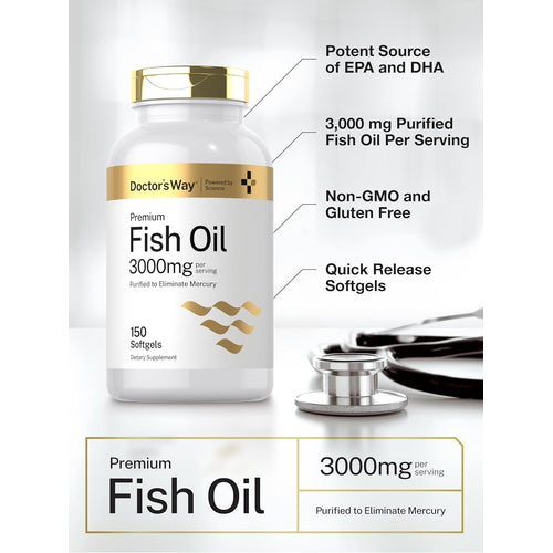 View 4 Aceite de Pescado 3000mg | 150 Cápsulas Blandas
