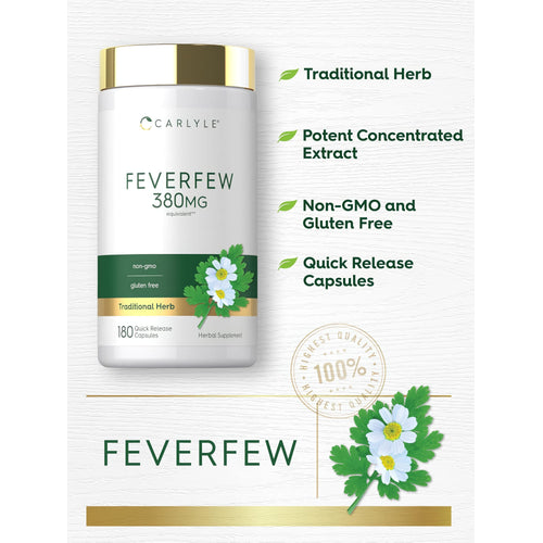 View 4 Feverfew | 180 Capsules