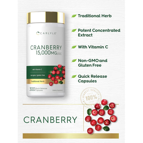 View 4 Product highlights graphic stating Traditional Herb, Potent Extract, With Vitamin C, Non-GMO, Gluten Free, Quick Release Capsules.