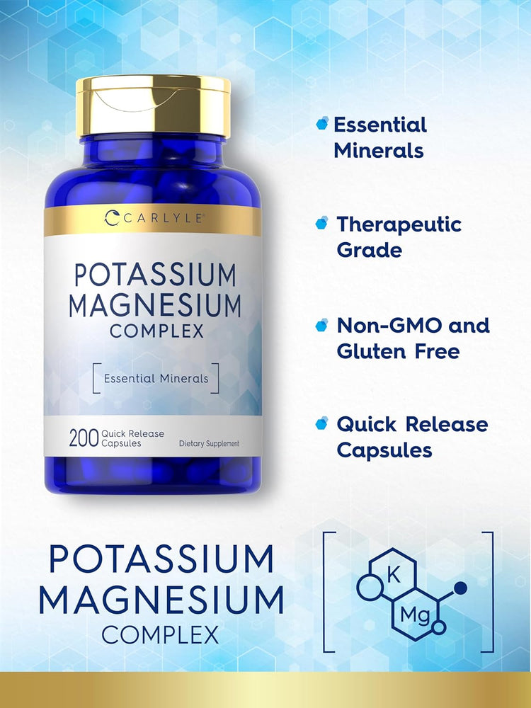 Potassium Magnesium | 200 Capsules