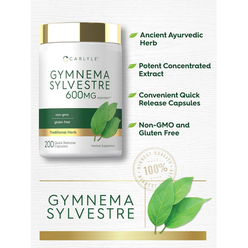 View 4 Gymnema Sylvestre Leaf Extract | 200 Capsules