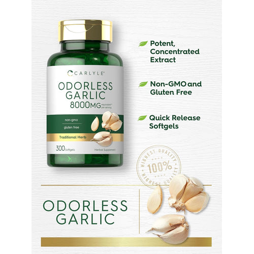 View 4 Aglio Inodore | 300 Softgels
