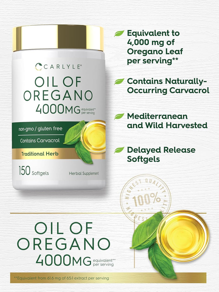 Oregano Oil | 150 Softgels