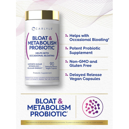 View 4 Probiótico para Inchaço e Metabolismo | 90 Cápsulas