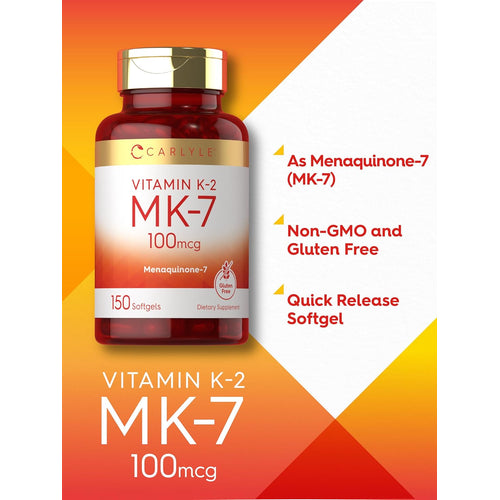View 4 Vitamin K-2 MK-7 100mcg | 150 Softgels
