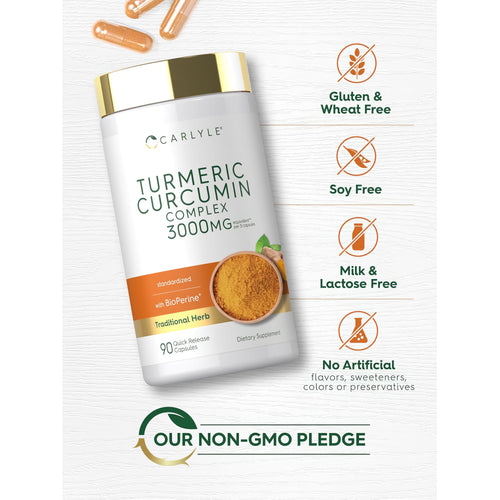 View 5 Turmeric Curcumin Komplex | 90 Kapseln
