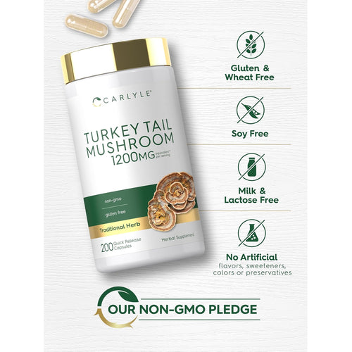 View 5 Turkey Tail Mushroom | 200 Capsules