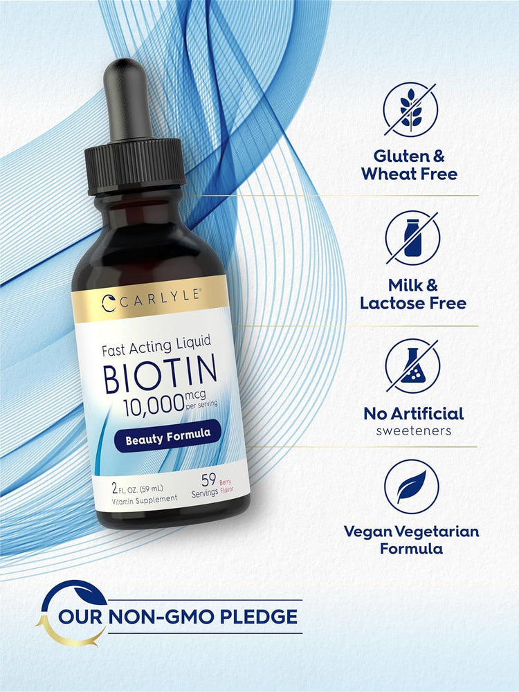 Biotin 10000 mcg | 2 oz Flüssigkeit