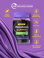 Load image into Gallery viewer, Melatonin 3mg | 75 Gummies
