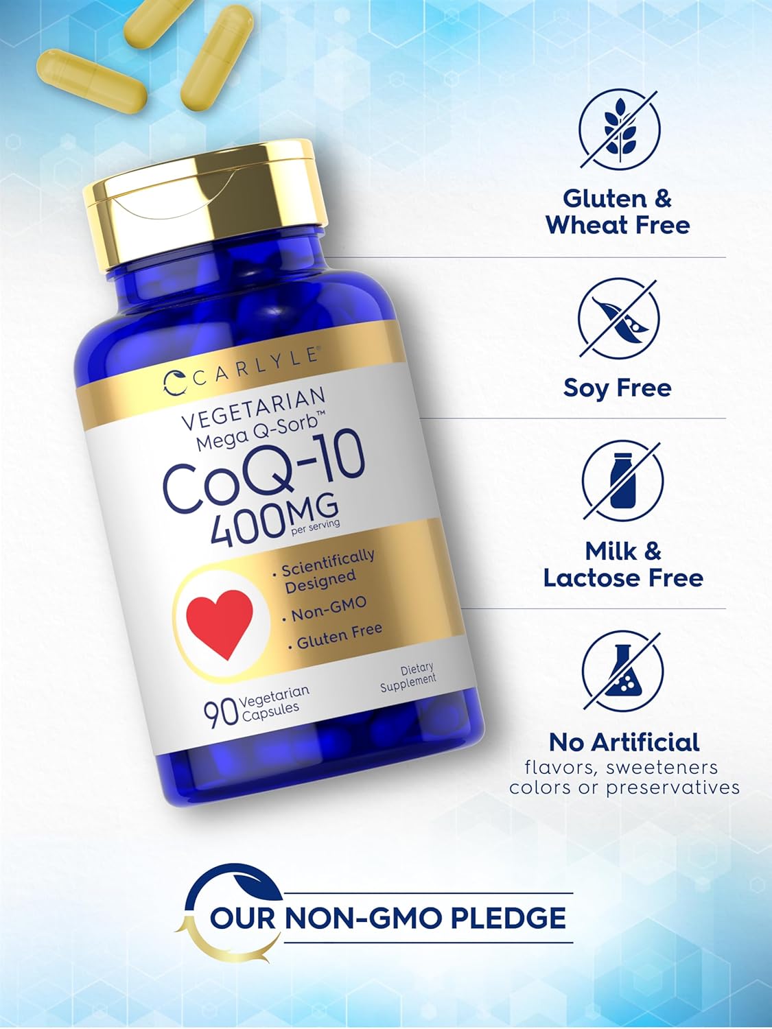 CoQ10 400mg per serving | 90 Capsules