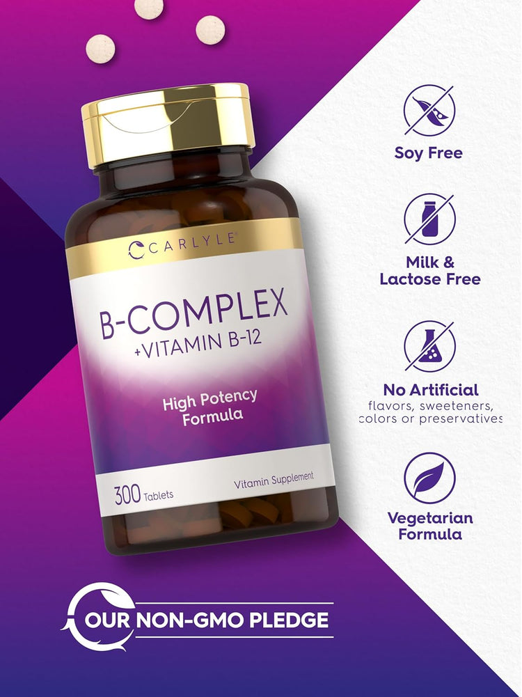 Complexe de Vitamines B | 300 Comprimés