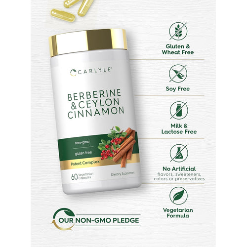 View 5 Berberine with Ceylon Cinnamon | 60 Capsules