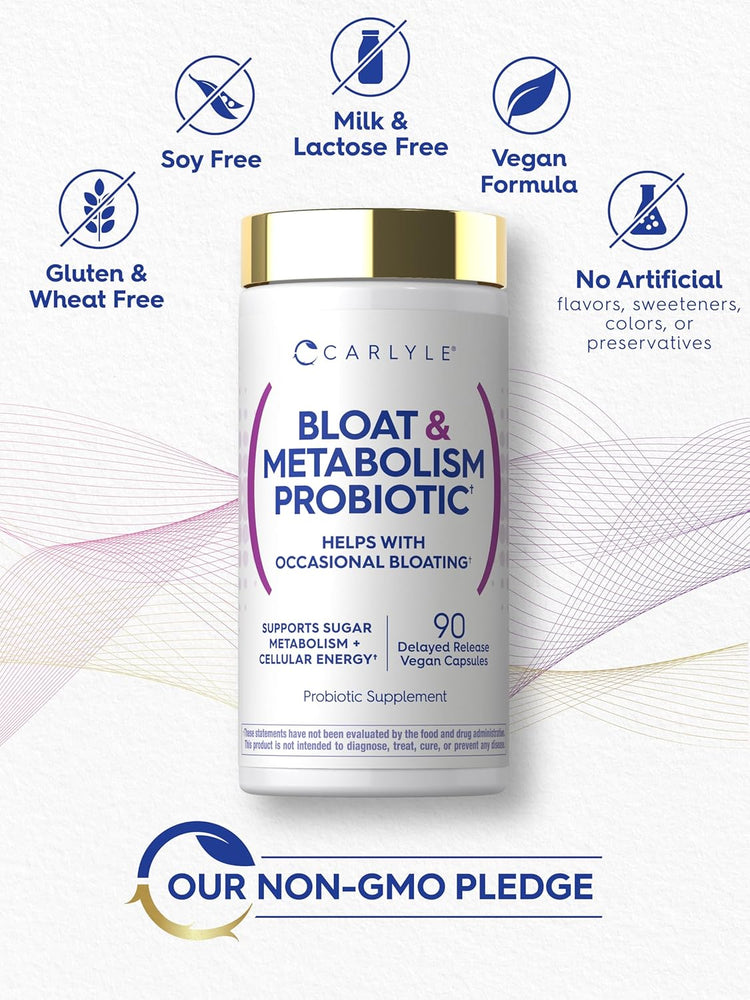 Probiótico para Inchaço e Metabolismo | 90 Cápsulas