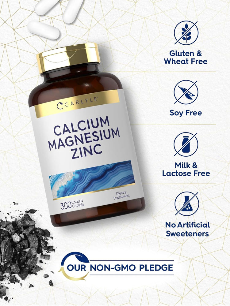 Calcium Magnésium Zinc | 300 Comprimés