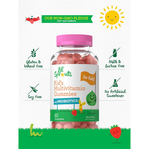 View 5 Multivitamin mit Probiotika für Kinder | 60 Gummibärchen