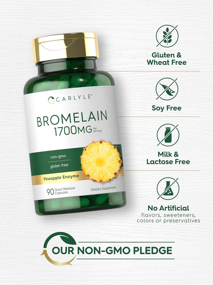 Bromelina 1700 mg per porzione | 90 Capsule