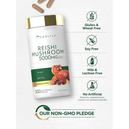 View 5 Champignon Reishi | 300 Capsules