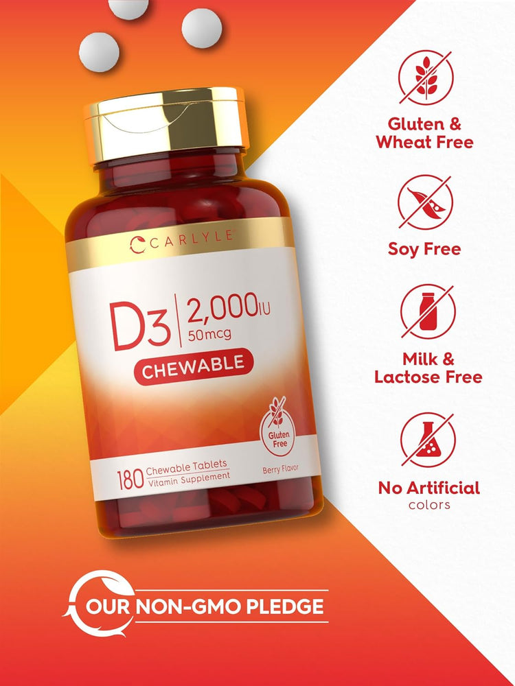 Vitamina D-3 2000UI | 180 Comprimidos