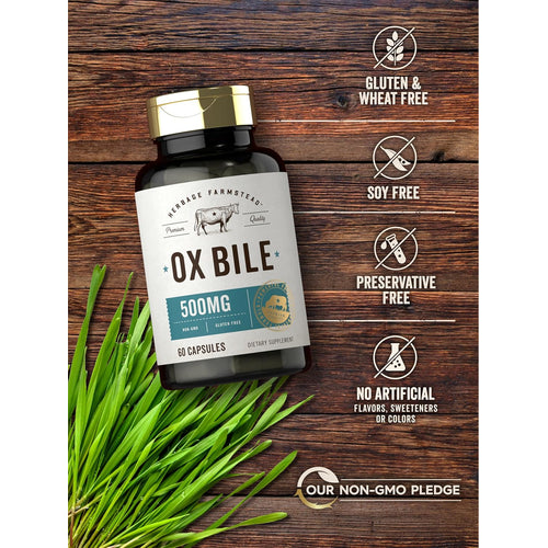 View 5 Bile de Boi 500mg | 60 Cápsulas