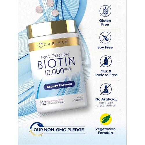 View 5 Biotina 10000mcg | 250 Comprimidos