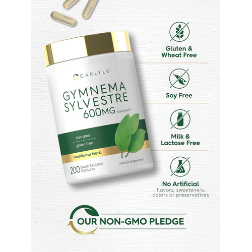 View 5 Gymnema Sylvestre Leaf Extract | 200 Capsules