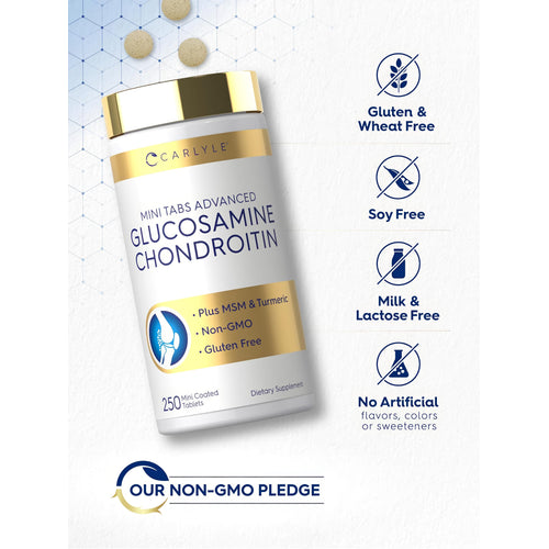 View 5 Glucosamine Chondroitin MSM Turmeric | 250 Mini Tablets