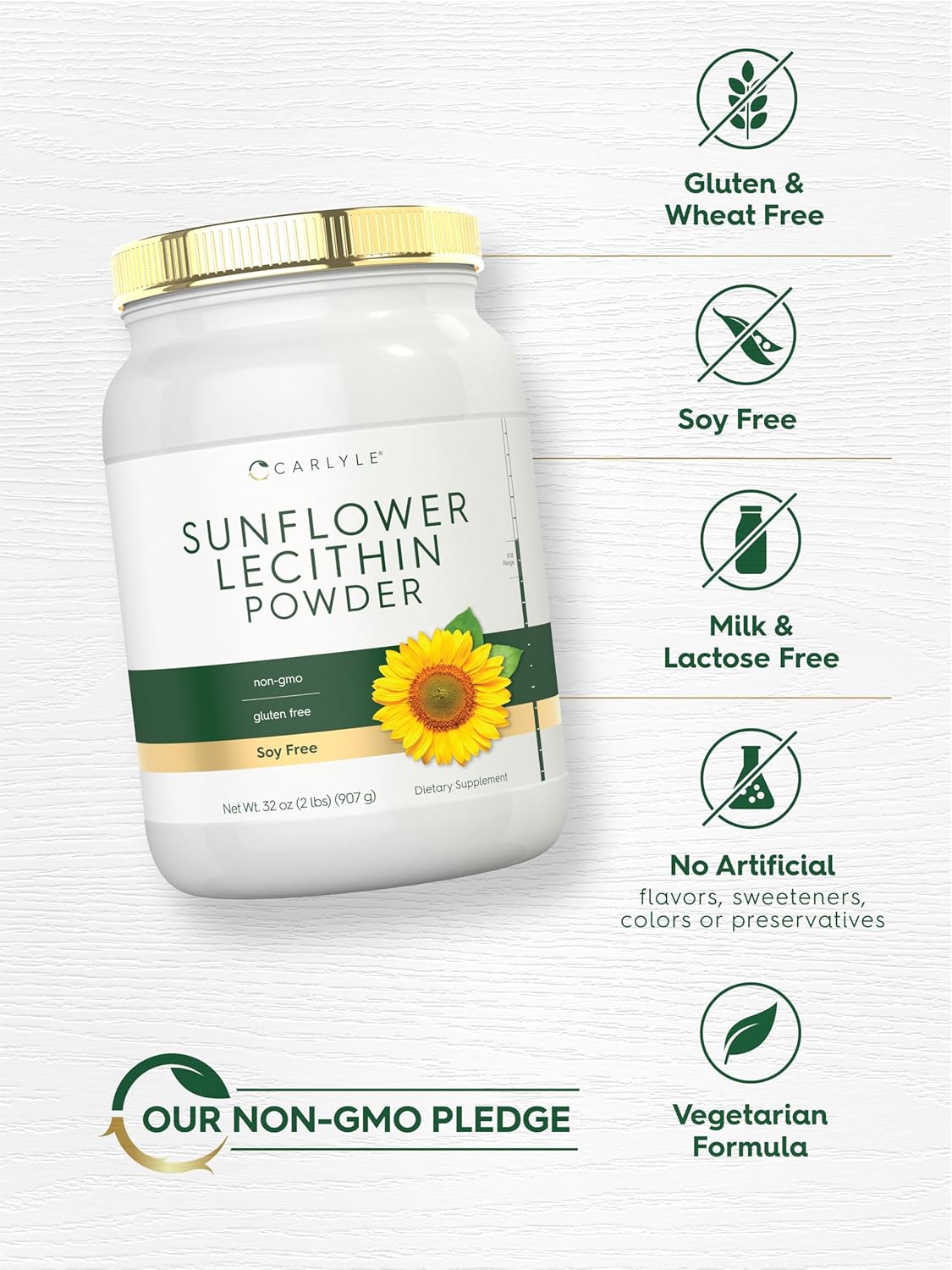 Sunflower Lecithin | 32oz Powder