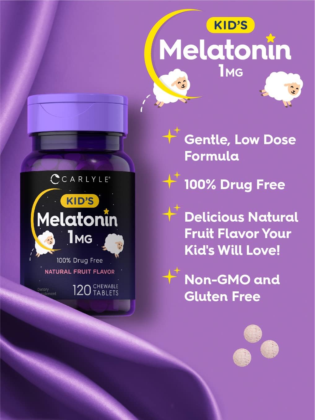 Melatonin 1mg for Kids | 120 Tablets