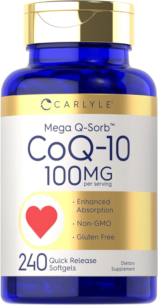 CoQ10 100mg por porção | 240 Cápsulas Gelatinosas