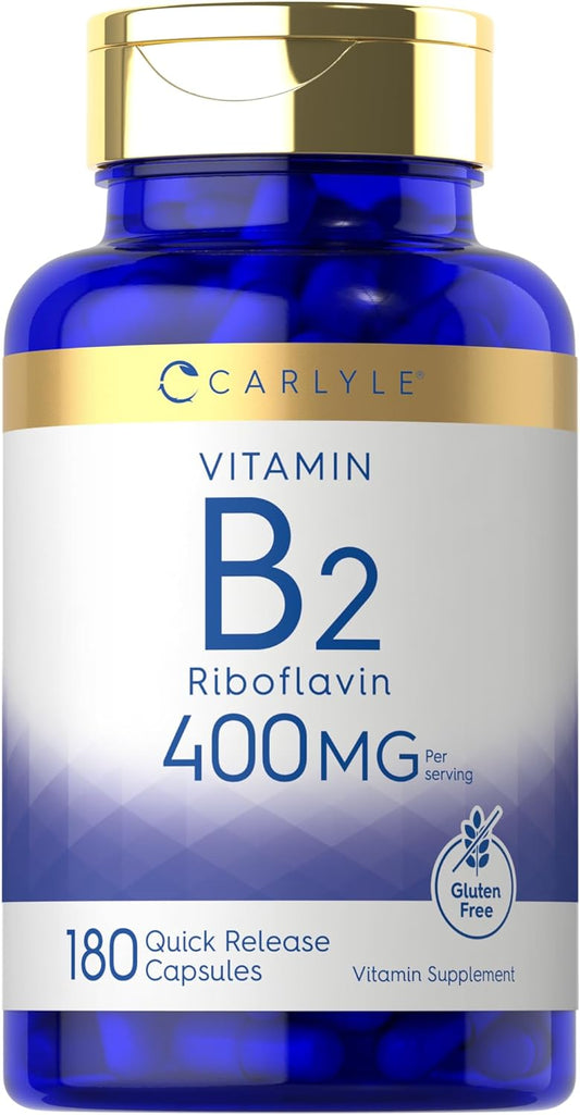 Vitamina B-2 400mg per porzione | 180 Capsule