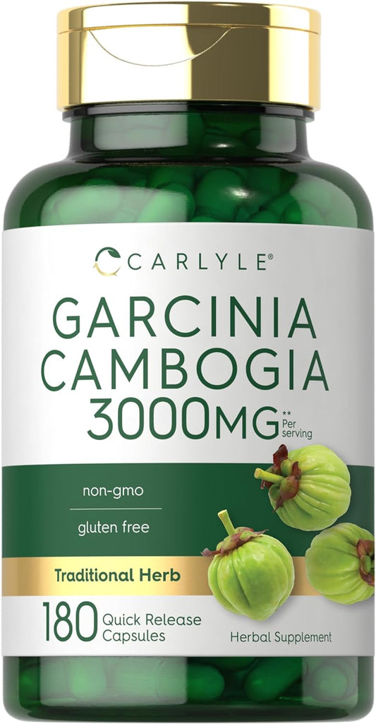 Garcinia Cambogia 3000mg por porção | 180 Cápsulas