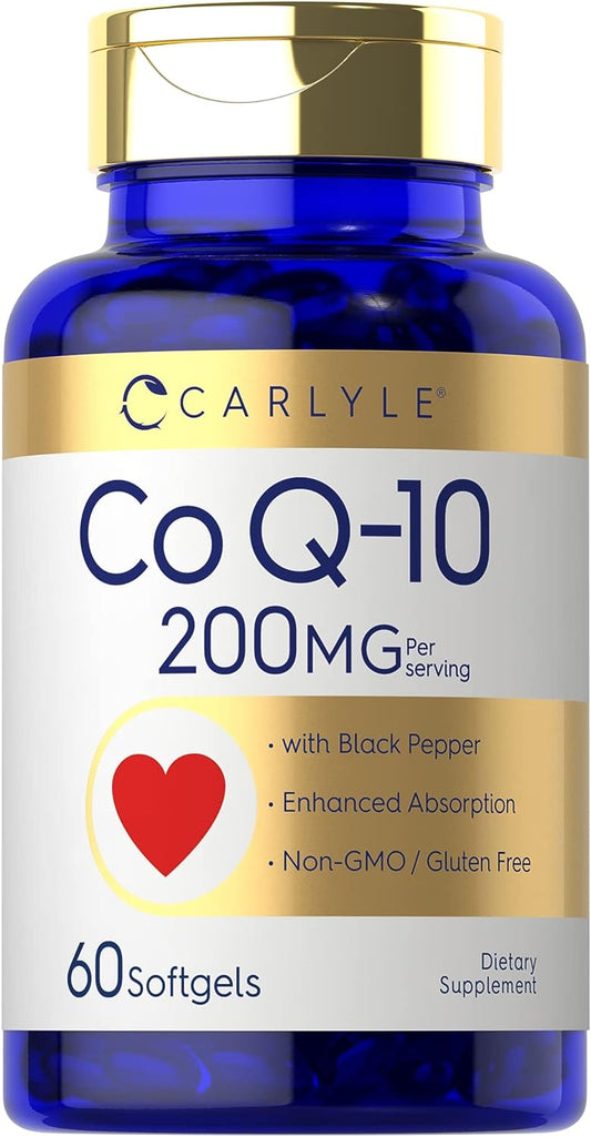 CoQ10 200mg per serving | 60 Softgels